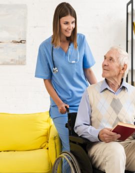 Cuidados auxiliares de enfermería en geriatría