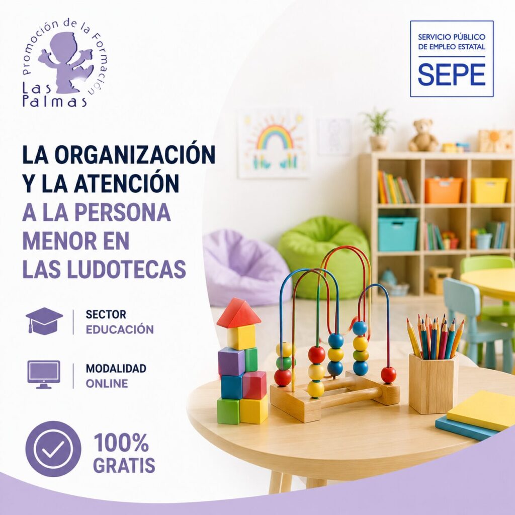 La organización y la atención a la persona menor en las ludotecas SSCB0013 sector educación