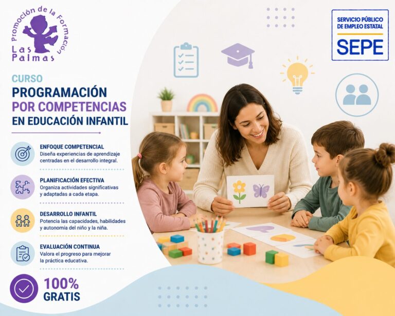 curso gratis online de Programación por competencias en educación infantil SSCE0118 sector educación