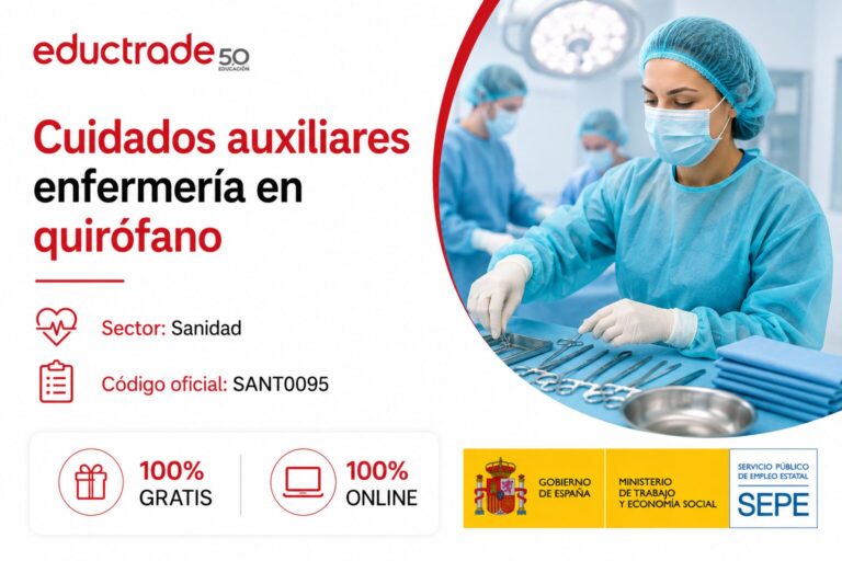 Cuidados auxiliares enfermería en quirófano
