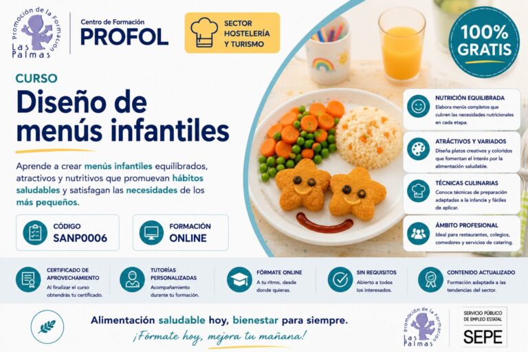 Diseño de menús infantiles