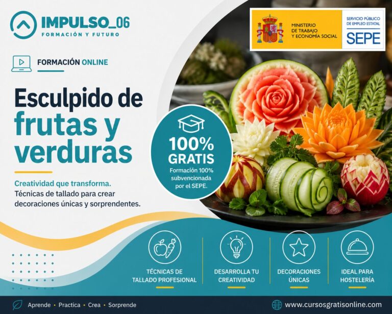 Esculpido de frutas y verduras